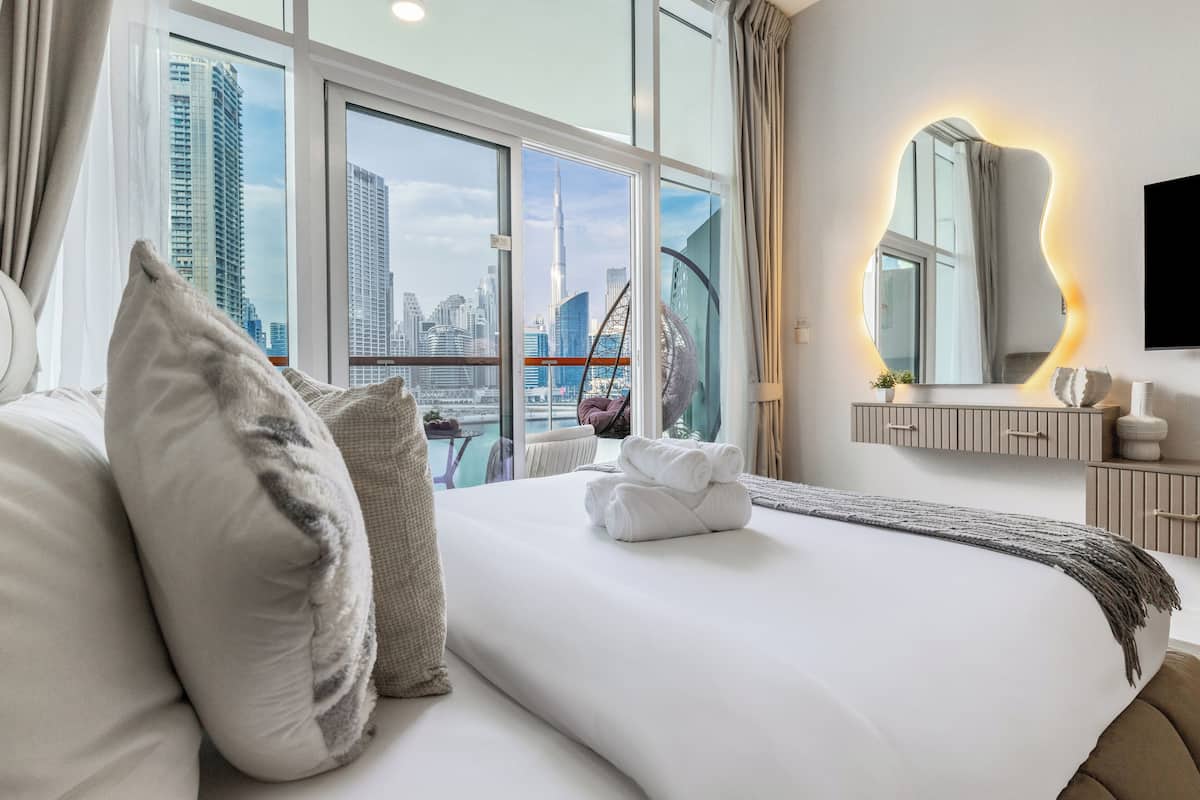 스튜디오, 발코니, 운하 전망