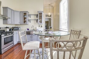 Fridge, microwave, stovetop, coffee/tea maker - Walk to River & NOLA Ferry: Algiers Point Home (New Orleans)