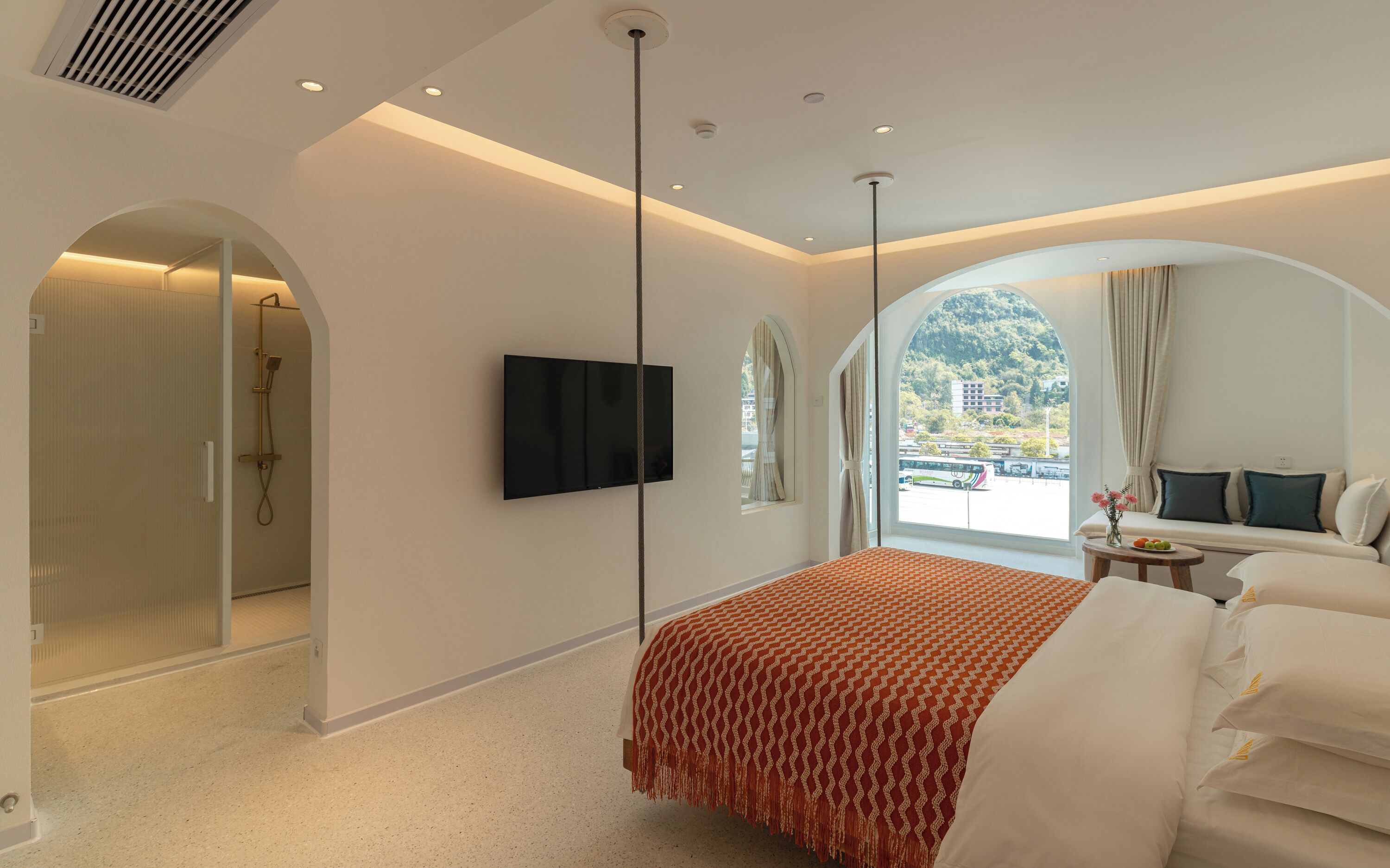 Kahden hengen comfort-huone | Pimennysverhot, ilmainen Wi-Fi, vuodevaatteet