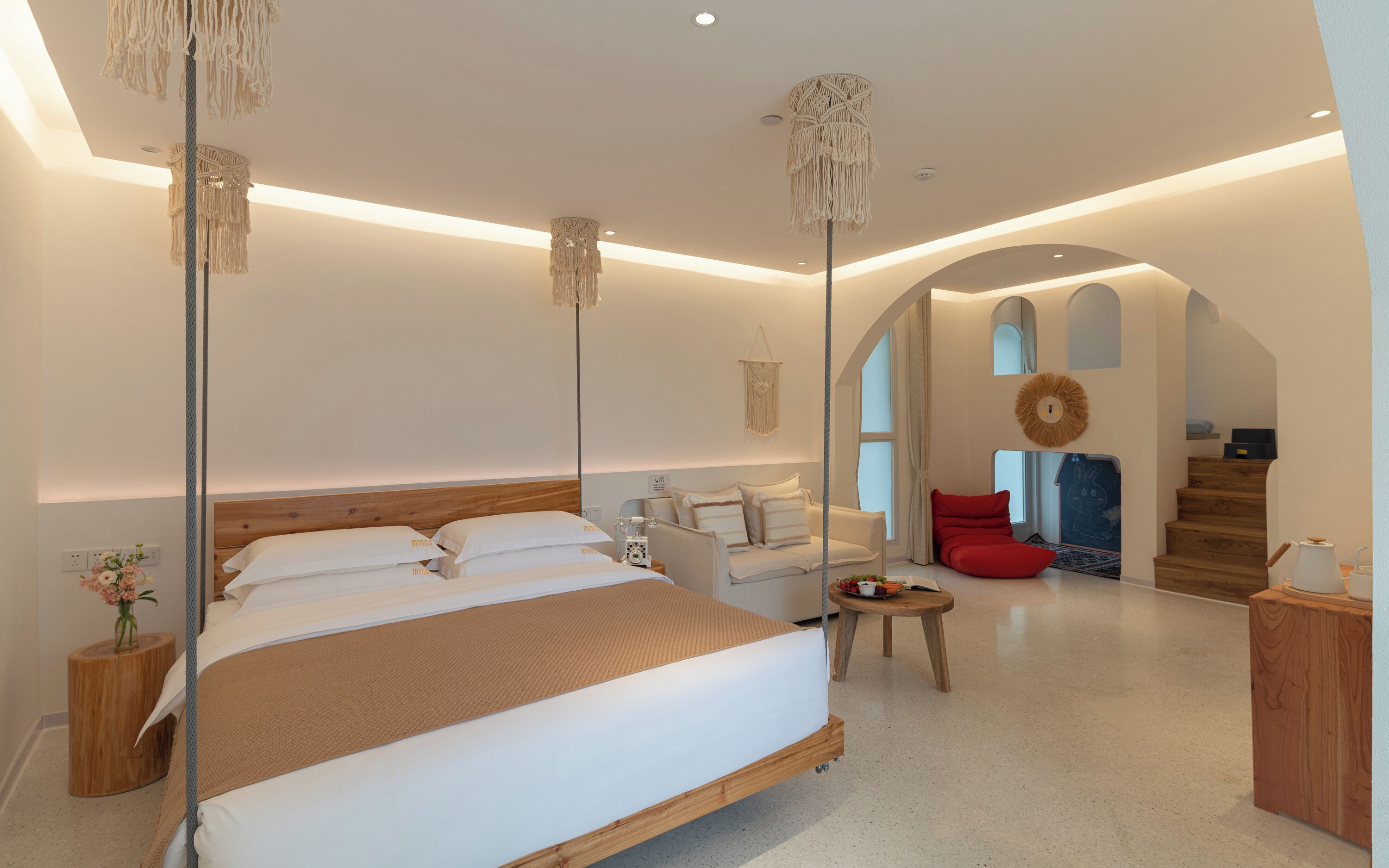 Family Twin Room | Langsir/tirai gelap terus, Wi-fi percuma, cadar katil 