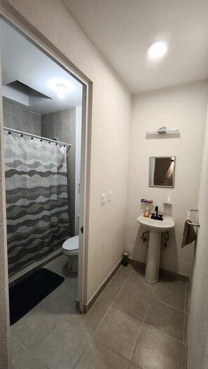 Towels, soap, toilet paper