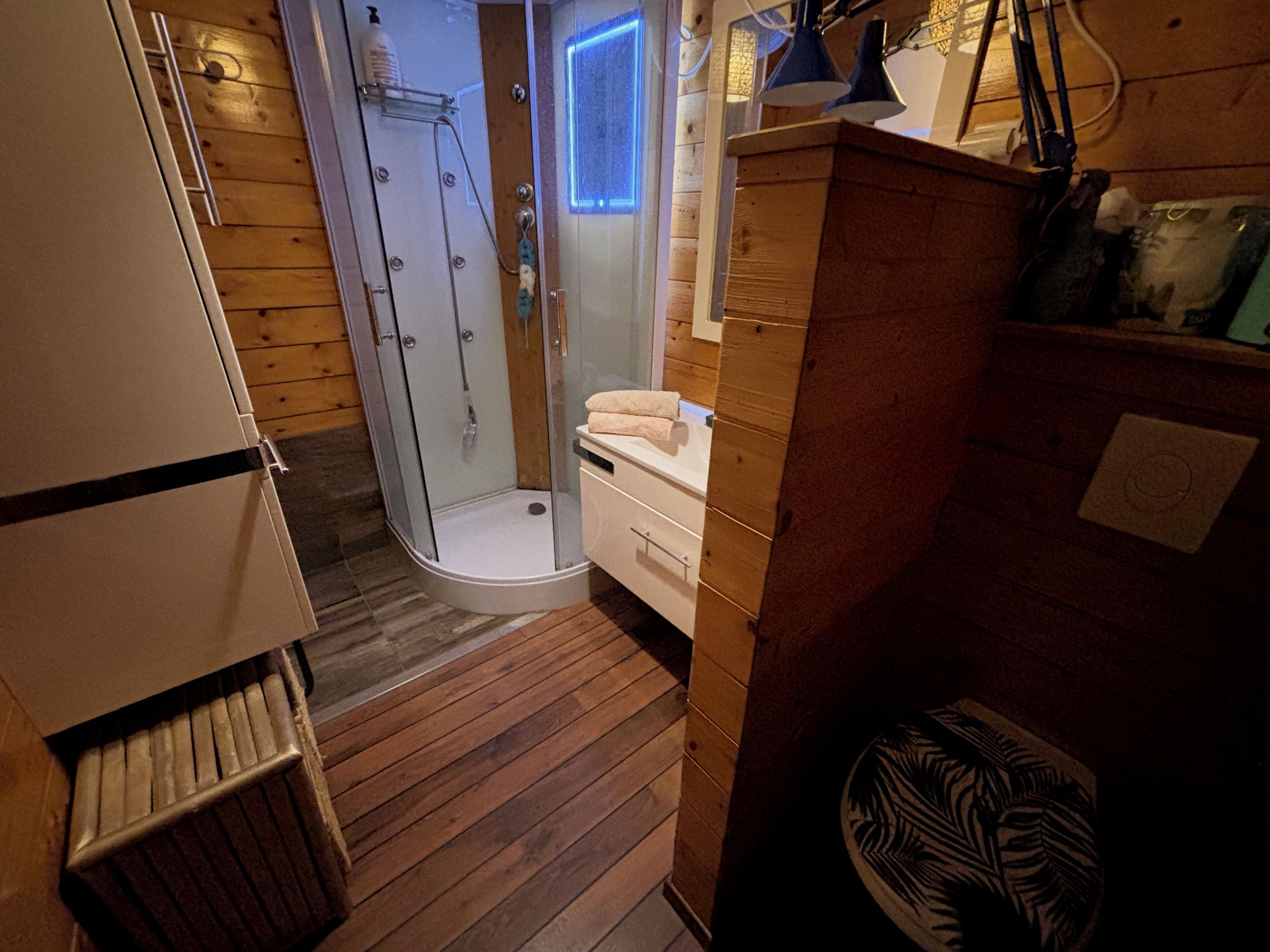 Towels, soap, toilet paper