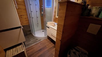 Towels, soap, toilet paper