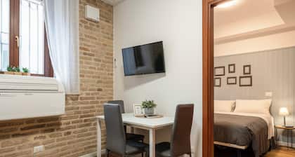 Characteristic historic village apartment.