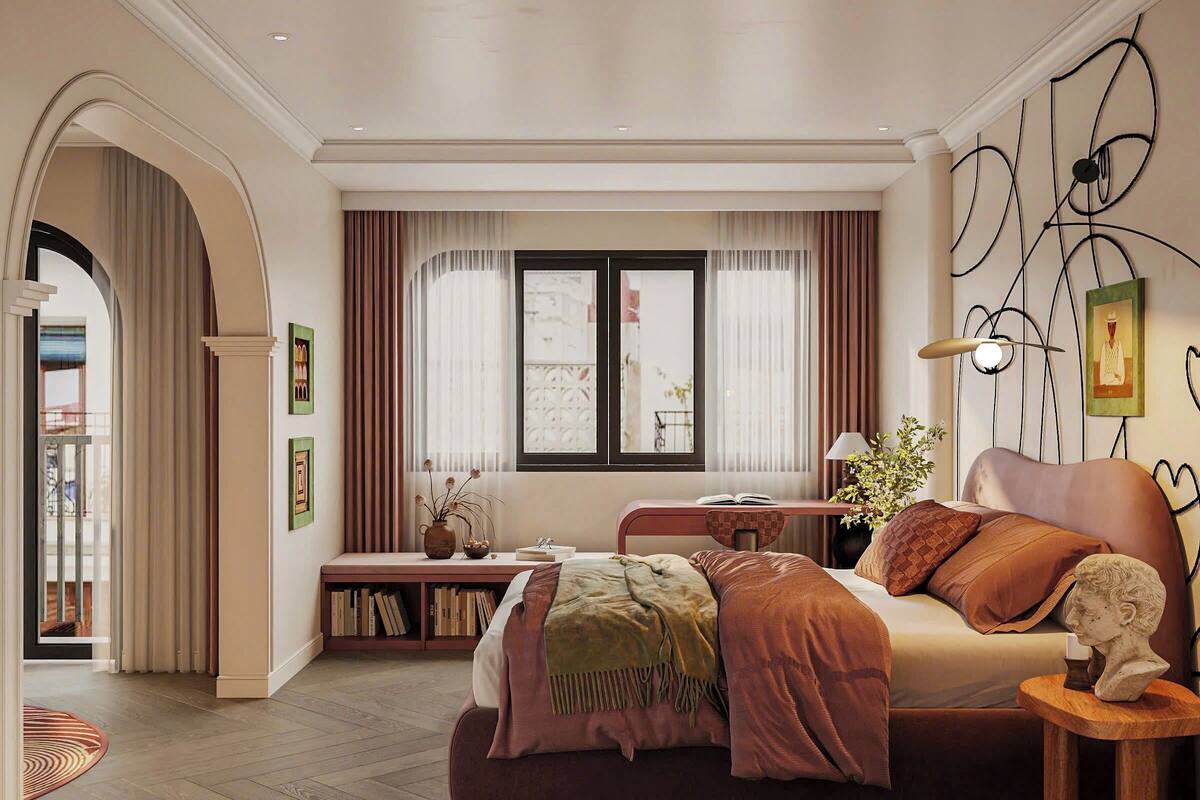 經典開放式客房, 庭園景觀