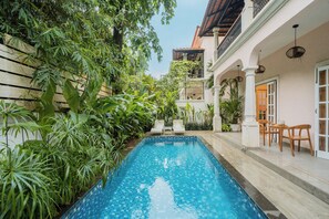 Outdoor pool - ELIVAAS Orion 3-BHK Villa With Pvt Pool (Arpora)