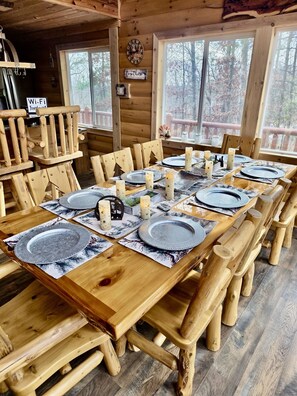 Dining - A Custom-Built Swiss-Style Luxury Mountain Retreat (Mount Jackson)