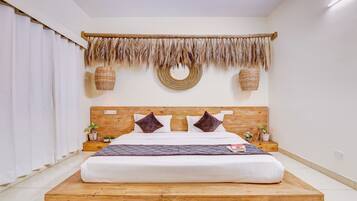 Deluxe-huvila, näköala puutarhaan