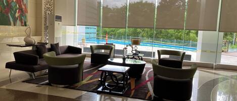 Lobby sitting area