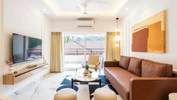 Apartment, 2 Schlafzimmer, Balkon | Wohnbereich