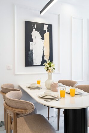 Apartment, 2 Bedrooms, Balcony | Dining - Staymaster Firenze 2BR Apartment (Siolim)