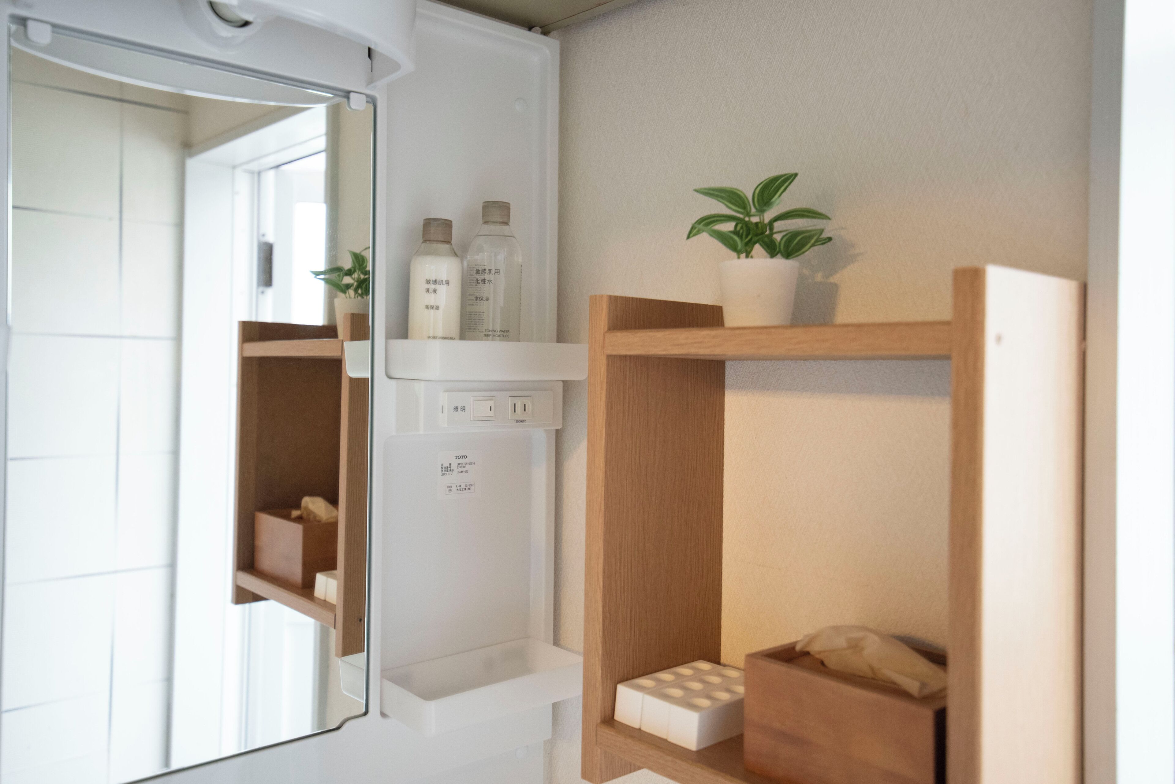 Hair dryer, bidet, towels, soap