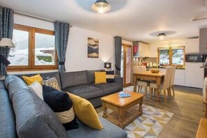Living area - Simply Morzine - Apartment des Montagnes (Les Gets)