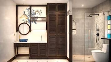 Family Quadruple Room, Mountain View | Bilik Mandi