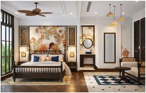 Family Quadruple Room, Mountain View - Natalie Indochine Mountain Villa Da Nang (Hai Chau)