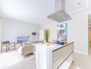 Apartment | Private kitchen - Coastal Arinaga Apartment With Solarium (Aguimes)