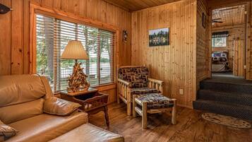 Cabin, Multiple Beds, Patio (Bouchard - Pinewood) | Living area
