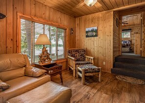 Cabin, Multiple Beds, Patio (Bouchard - Pinewood) | Living area - Pinewood - Bouchard Shores Resort (Minocqua)