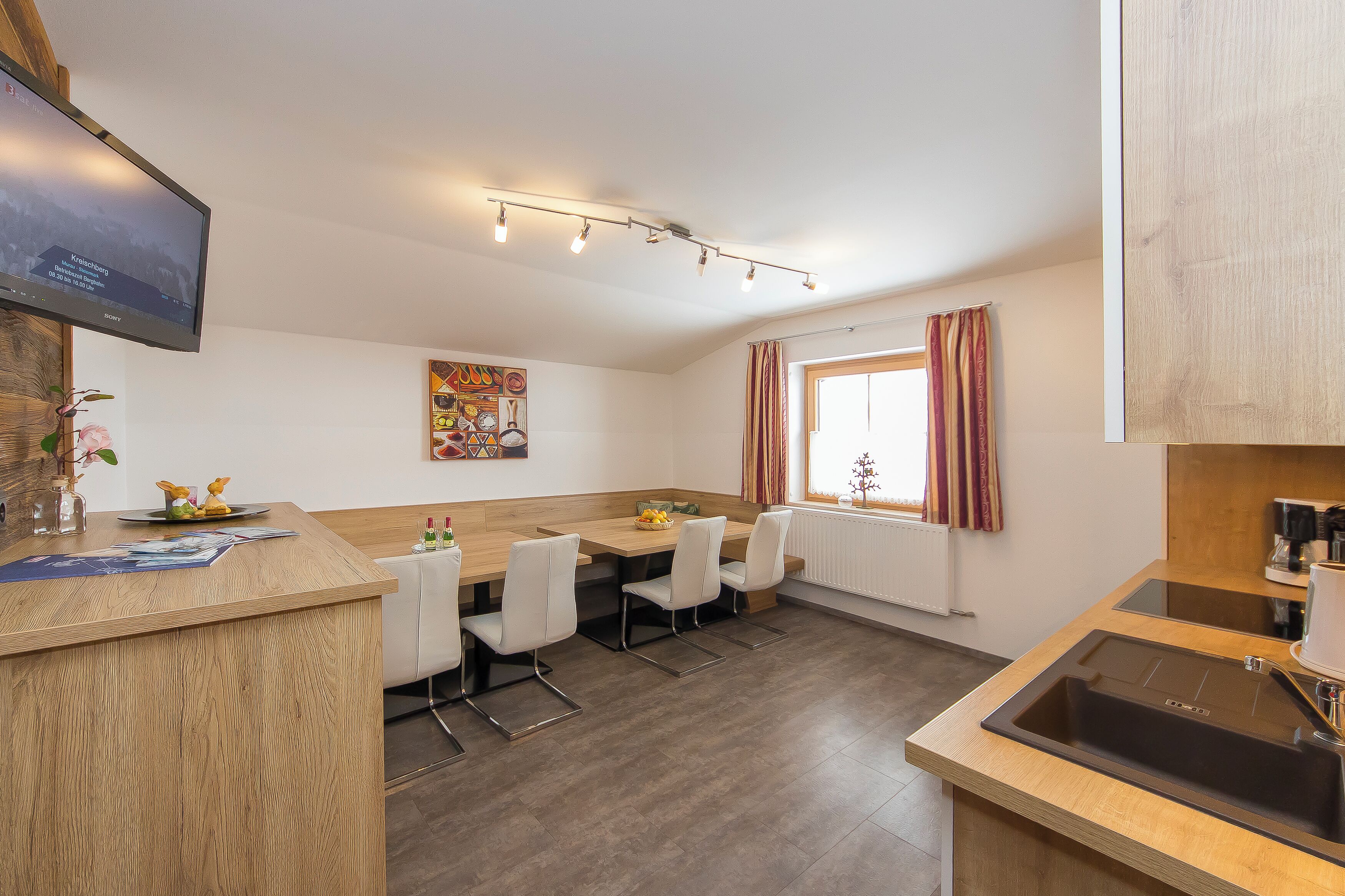 Family Apartment, 4 Bedrooms, Balcony, Mountain View | Private kitchen