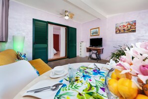 Comfort Apartment, Balcony | Living area - Room and Apartments Villa Dea (Rovinj)