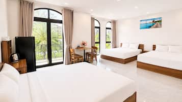 Deluxe studio suite, balkon, uitzicht op stad | Gratis wifi