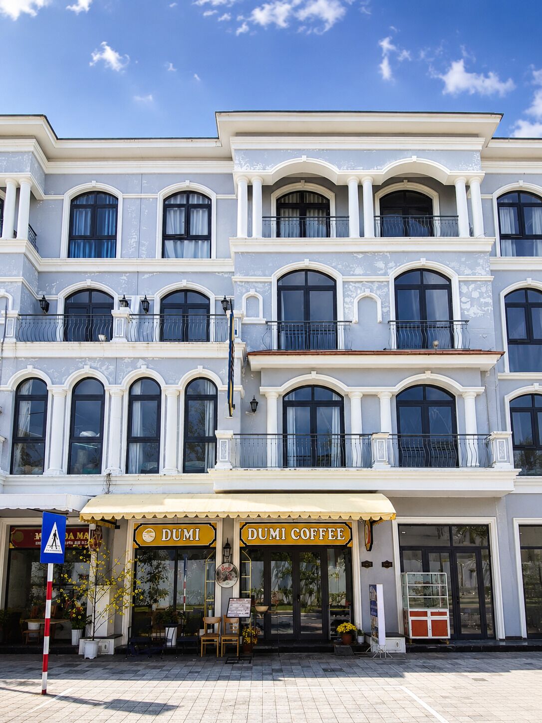 Voorkant van accommodatie