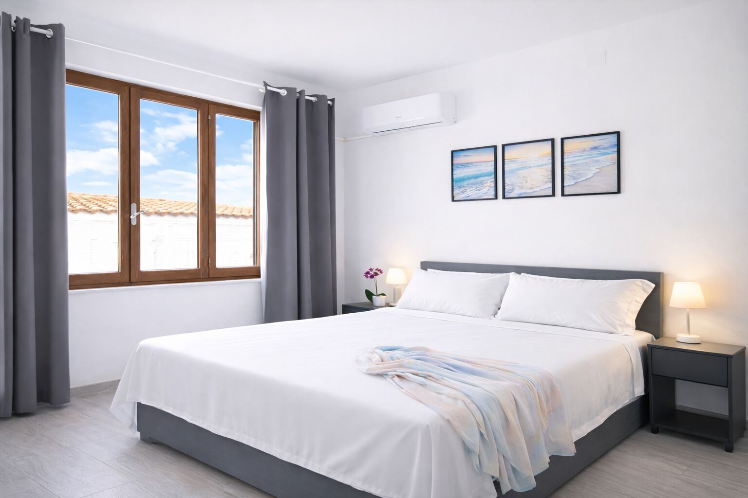 Quarto casal conforto, vista para a cidade