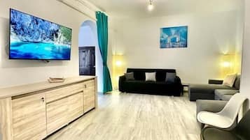 Familienzimmer, Stadtblick | Wohnbereich