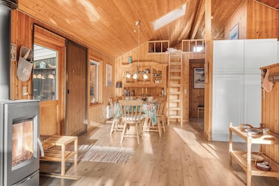 Lovely holiday home in scenic surroundings only 300 meters from the Fjord.