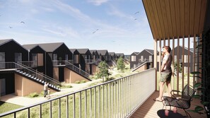 Property grounds - Lovely holiday apartment from 2026 in Søndervig, close to the North Sea. (Ringkøbing)