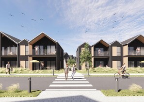 Exterior - Lovely holiday apartment from 2026 in Søndervig, close to the North Sea. (Ringkøbing)
