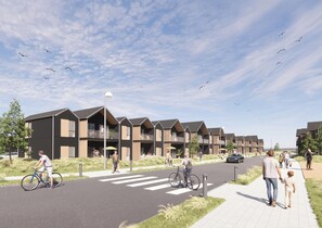 Exterior - Lovely holiday apartment from 2026 in Søndervig, close to the North Sea. (Ringkøbing)