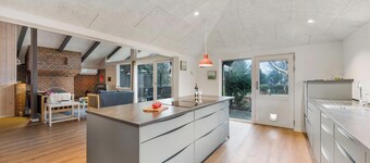 Modernized holiday home with enclosed terrace, near Stauning harbor
