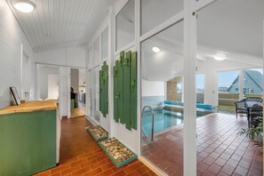 Pool - Holiday home with pool and sauna near the North Sea (Hvide Sande)