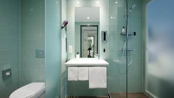 Soap, shampoo, toilet paper