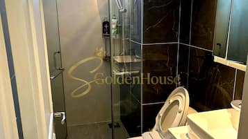 Apartment | Bathroom | Hair dryer, slippers, towels, soap