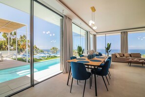 Dining - LUX NEW Villa C with priv heated pool, ocean view (Costa Adeje)