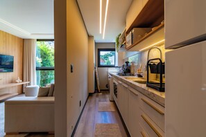Private kitchen - Apartamento com infra em Gramado (Gramado)