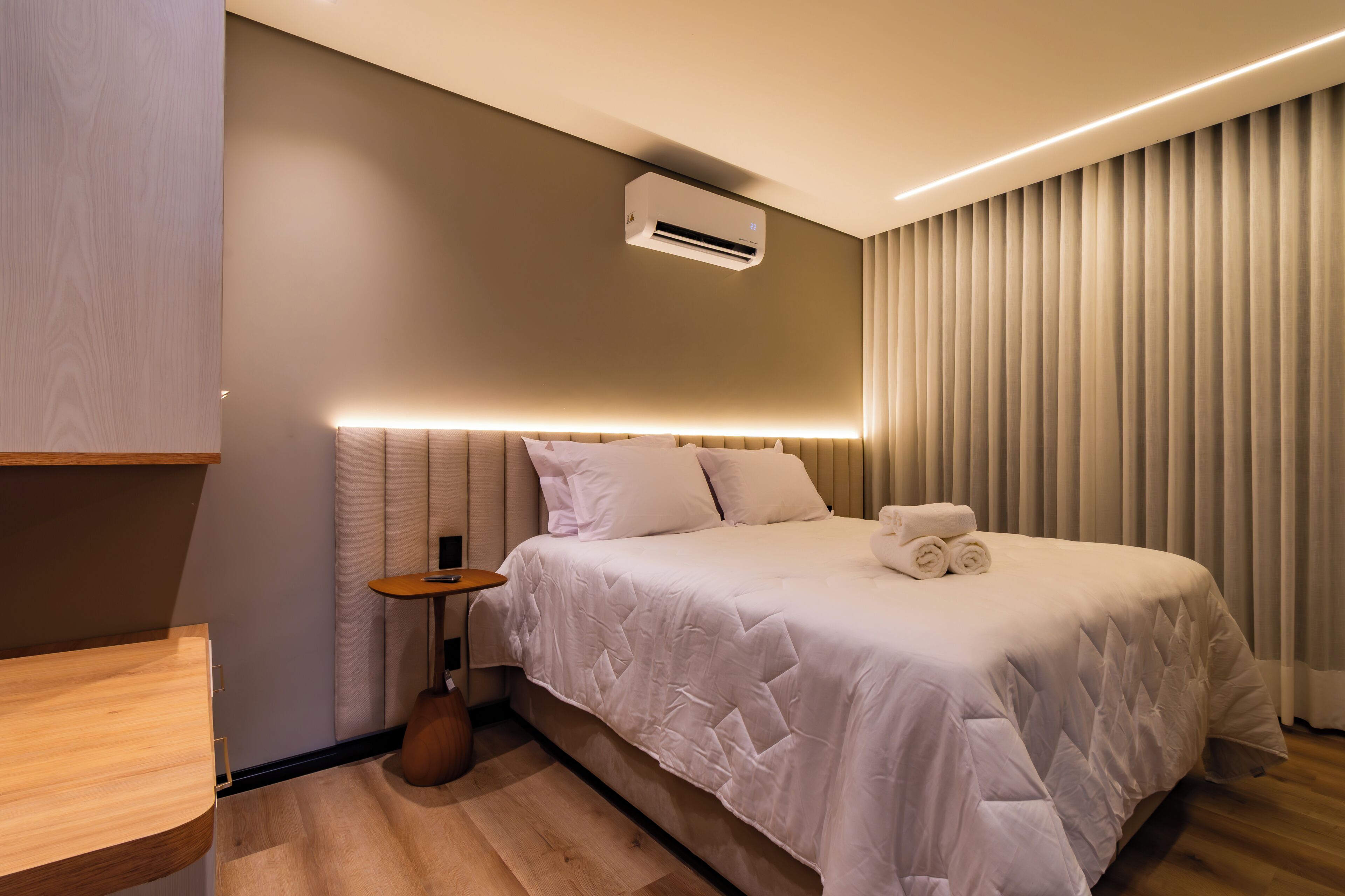 舒适公寓, 阳台, 庭院景观