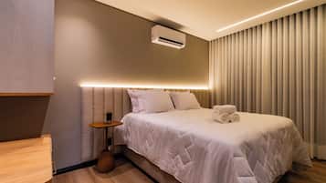 Apartamento conforto, sacada, vista para o pátio