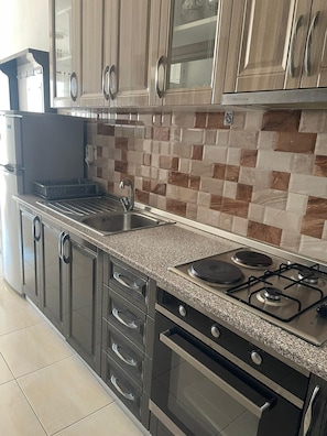 Horno y placa de cocina