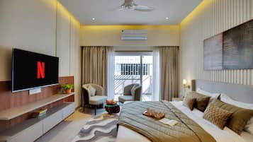 Villa Luxury, balcone, vista giardino