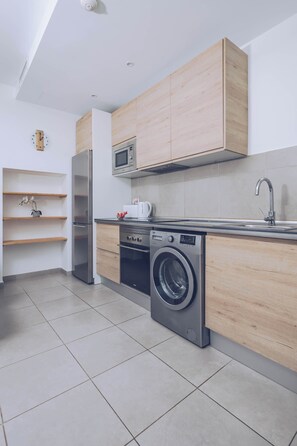 Fridge, microwave, oven, dishwasher - Welcome to The Nook Paradise, 1 Bedroom Bliss (Gibraltar)