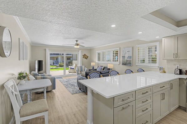 Interior - New Listing! Fully Renovated Ground Floor Condo Steps From The Beach. (St. Augustine)