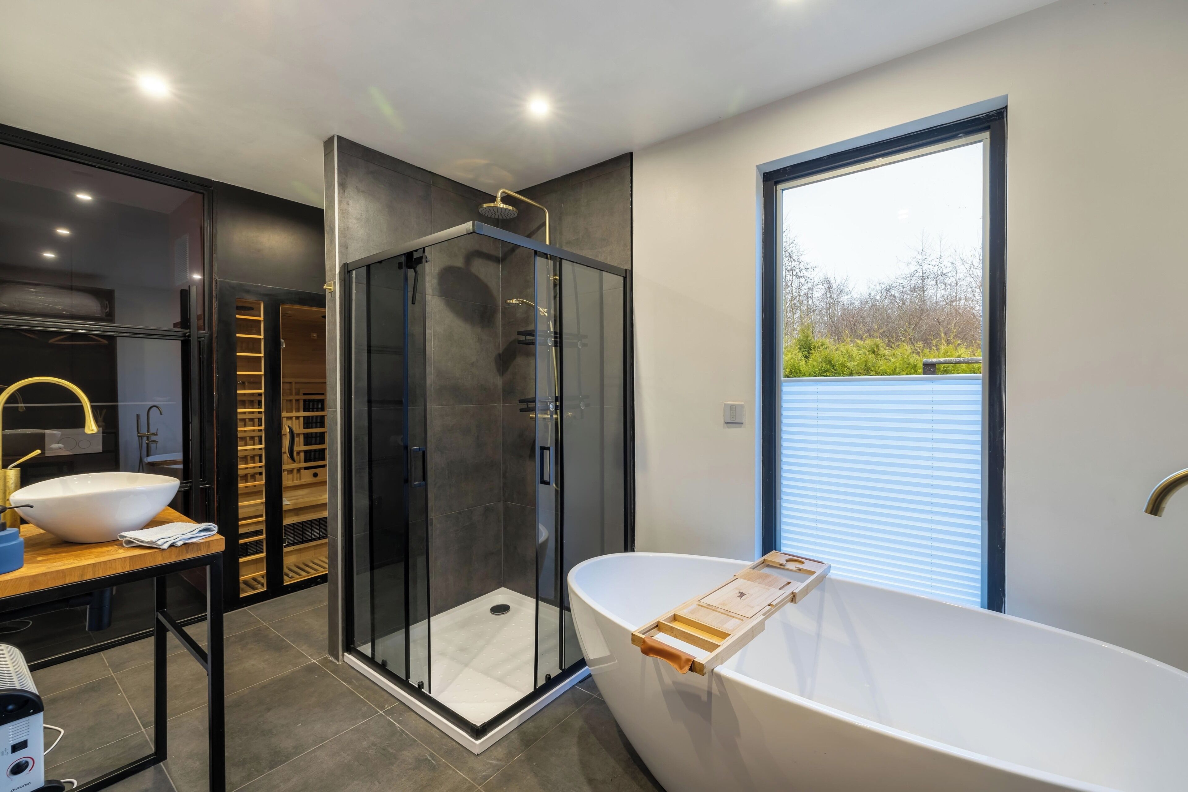 Chalet, Patio, Garden View | Bathroom