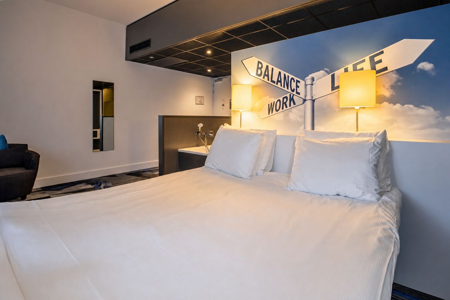 Wifi gratis y ropa de cama 