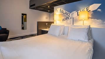 Wifi gratis y ropa de cama