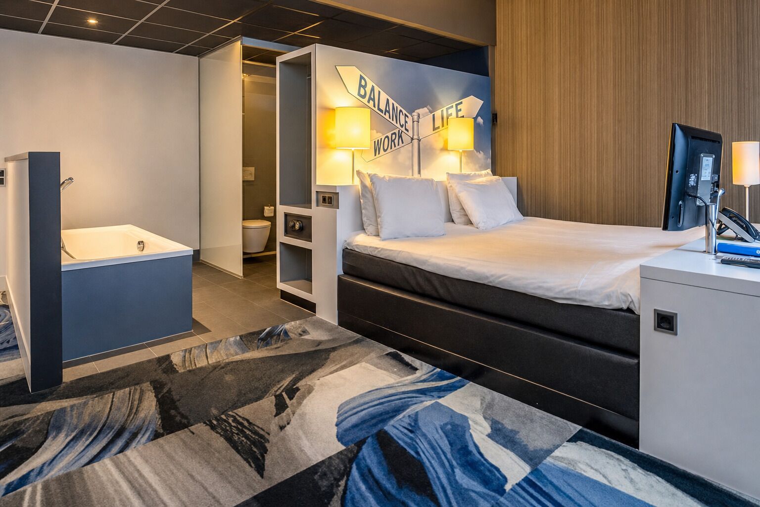 Wifi gratis y ropa de cama