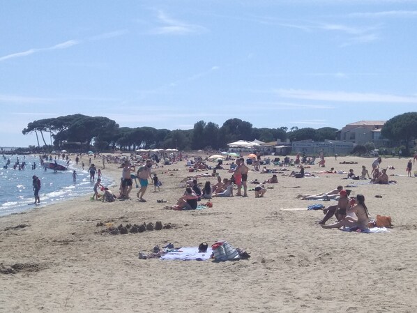 On the beach