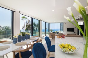 Dining - Lux 250 m NEW F Villa with heated pool, ocean view (Costa Adeje)